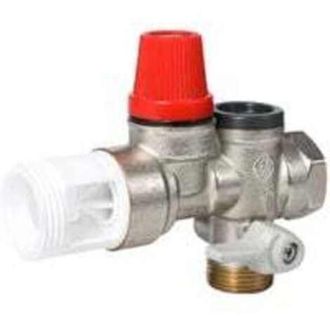 Sicherheitsgruppe aus geradem Messing für Warmwasserbereiter, Speichertank – 20x27 oder 3/4"