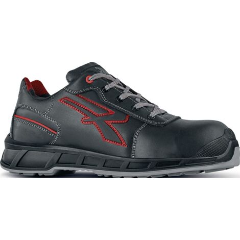 Sicherheitshalbschuh Billie Gr.41 schwarz/rot S3 CI SRC ESD EN20345 Leder