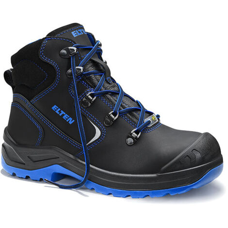 Sicherheitshalbschuh Damen Lena Mid black-blue ESD SRC S3 Gr. 37