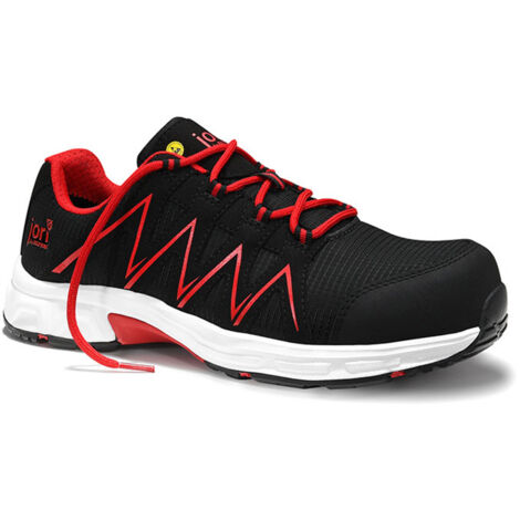 Sicherheitshalbschuh S3 ESD SRC JORI 12151 joSPEEDY black-red Low Gr.38