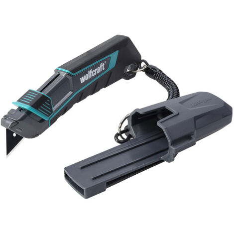 Sicherheitsmesser mit Scheide und Umhängeband