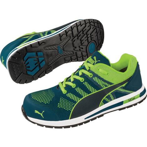 ISM HEINRICH KRÄMER PUMA Elevate Knit Green Low 643170-46 Sicherheitsschuh S1P Schuhgröße (EU): 46 Grün, Gelb 1 St.