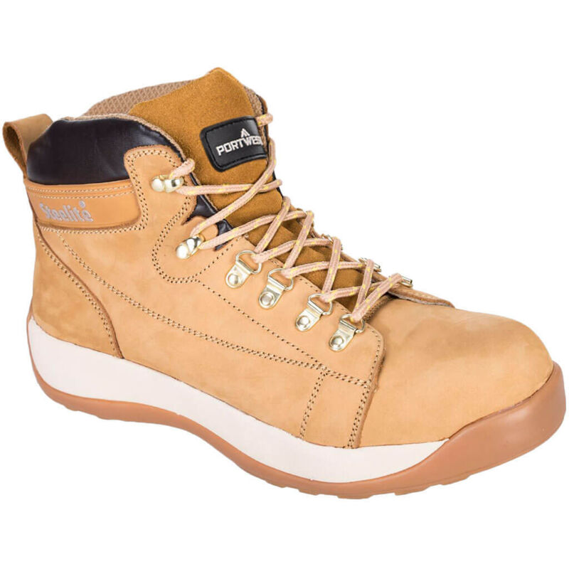 Sicherheitsschuhe hohe Steelite Nubuck SB HRO Honig 39