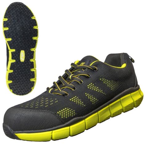 Sicherheitsschuhe Sonic Step S1 7440 schwarz / lime Gr. 45
