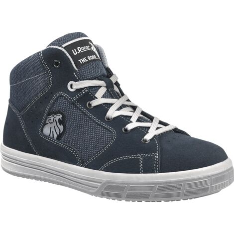 Sicherheitsstiefel Caravan Gr. 45 blau Leder/Textilmaterial S1P SRC EN20345 SN10056-45
