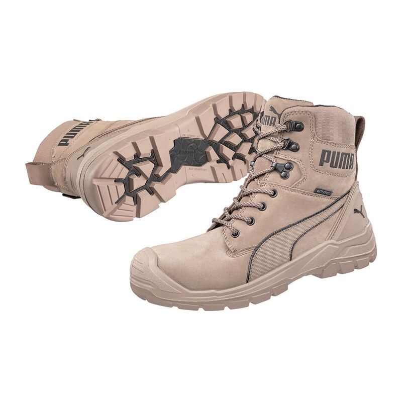 Puma - Sicherheitsstiefel Conquest Stone High Größe 41 Stone ( 4300700623 )