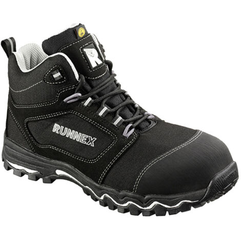 Sicherheitsstiefel LightStar 5323 Gr.42 schwarz/weiß/grau S3 SRC ESD RUNNEX