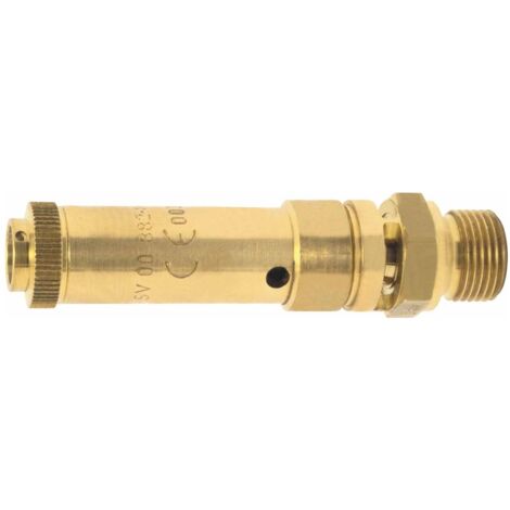 Sicherheitsventil 10 bar, AG 3/8', DN 8