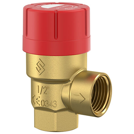Sicherheitsventil flamco Préscor schwarz 3 Zoll funktionales Design