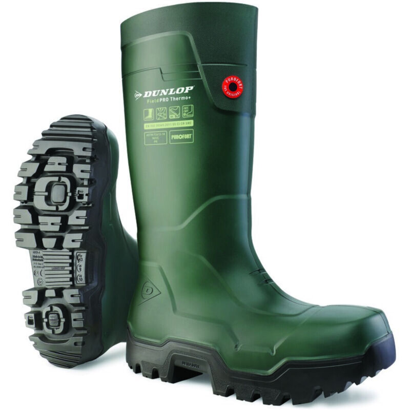 Dunlop Sicherheitswinterstiefel Fieldpro Thermo+ Gr.45 Grün S5l Ci Cr Sr Fo Lg En20345