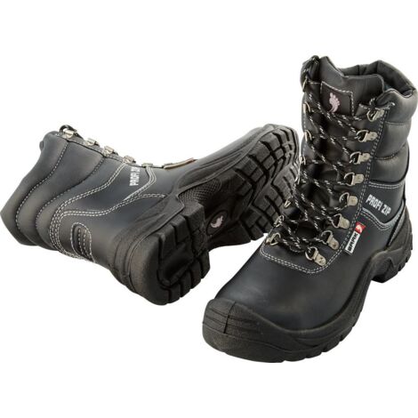 BAAK Sicherheitswinterstiefel Magnus-Profi Größe 46 W. 11 schwarz S3 SRC CI EN ISO 20345 Rindleder glatt