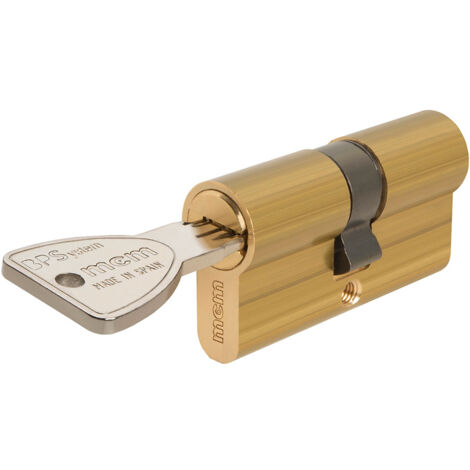Sicherheitszylinder mcm BPS 30-30 gold glänzend 30x30 mm