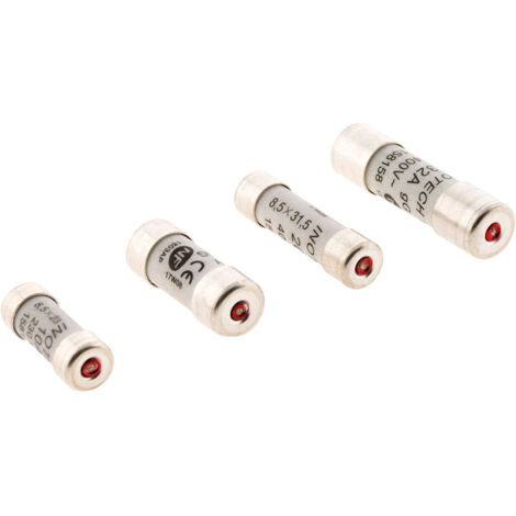 Sicherung-Set (8 Stück) 3x 10A+3x 16A+1x20A+1x32A mit Beleuchtung NF - Zenitech