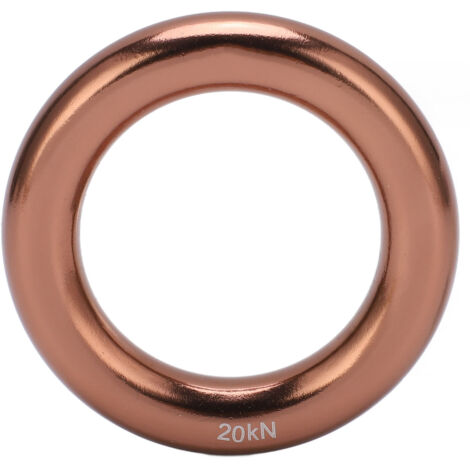 Sicherungsring aus Aluminiumlegierung zum Klettern und Abseilen – ideal für Abenteuersport und Baumklettern