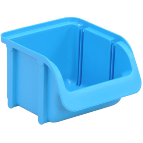 Sichtbox Gr.1 Blau - Lagerbox und Sortimentsbox in einem für Ordnung