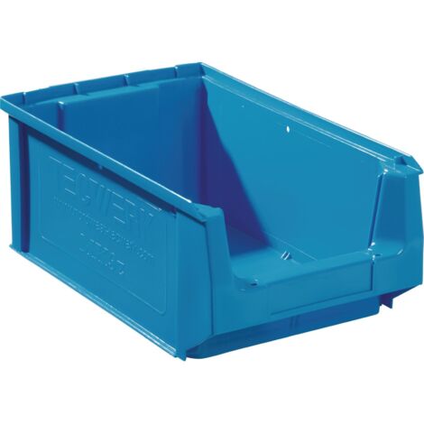 Sichtlagerkasten L350/300xB210xH140mm PE blau TECWERK