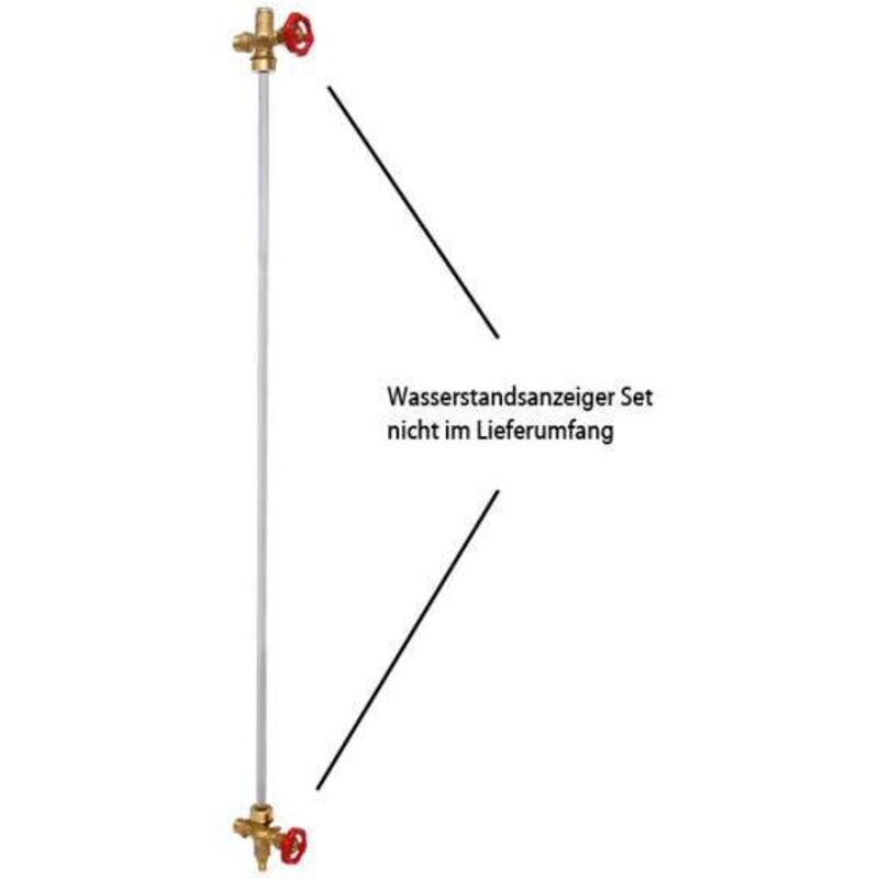 Sichtrohr aus Plexiglas 980 mm lang pn 10 60 Grad Celsius