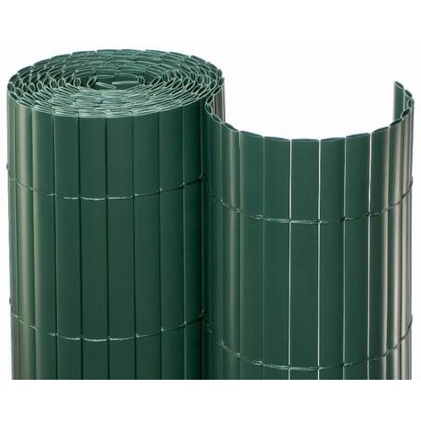 Sichtschutzmatte PVC Sichtschutz Kunststoff 10m 0,90x10 m grün