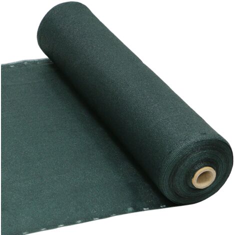 Sichtschutznetz, Windschutznetz 1 m x 25 m, Zaunblende, HDPE, grün