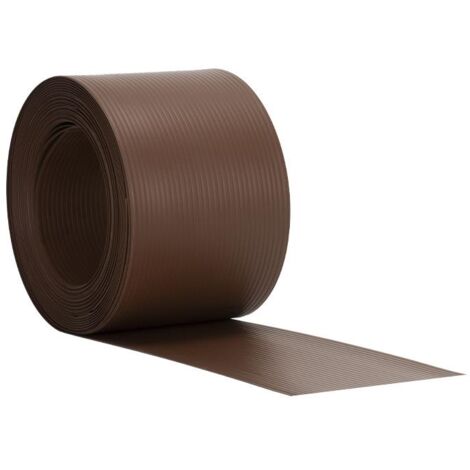 Sichtschutzstreifen PVC 0,19x2,55m Zaunblende Hart braun/nussbraun