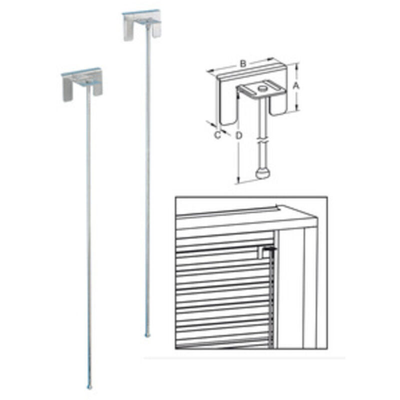 Sicura x tapparelle plastica saltap CM.48. Prezzo per 1 pezzo.