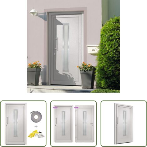 Sicurezza -  Porta di Ingresso Bianca 108x200 cm