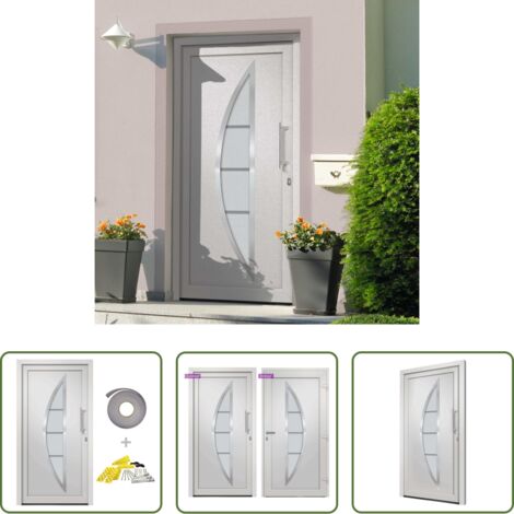 Sicurezza -  Porta di Ingresso Bianca 108x200 cm