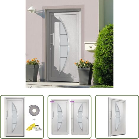 Sicurezza -  Porta di Ingresso Bianca 108x200 cm