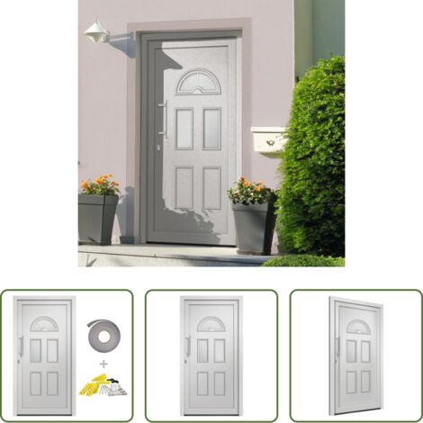 Sicurezza -  Porta di Ingresso Bianca 110x210 cm