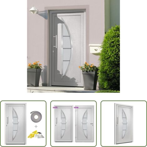 Sicurezza -  Porta di Ingresso Bianca 88x200 cm