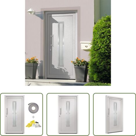 Sicurezza -  Porta di Ingresso Bianca 88x200 cm