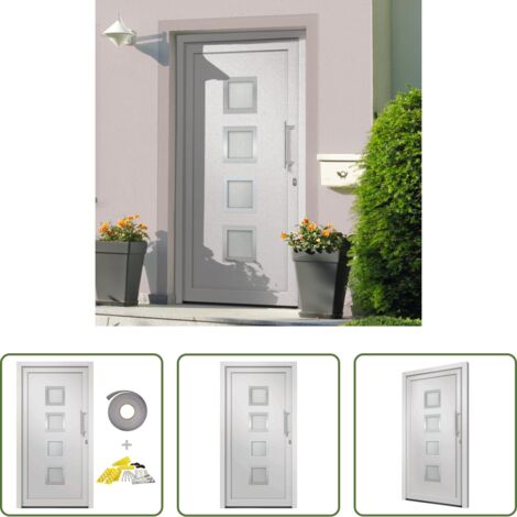 Sicurezza -  Porta di Ingresso Bianca 98x200 cm