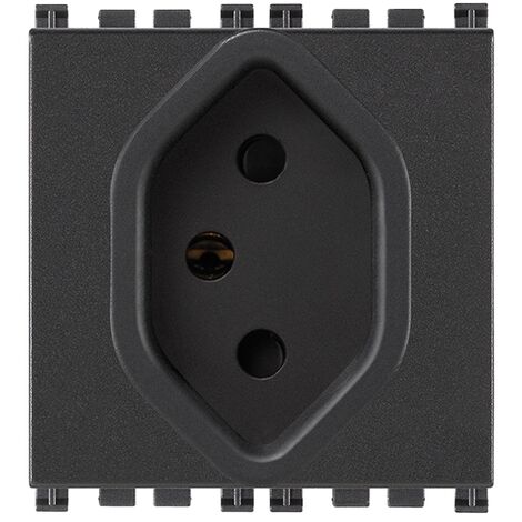 Sicury-Steckdose 2P+E 10A Swiss 13 Grau VIMAR 19226