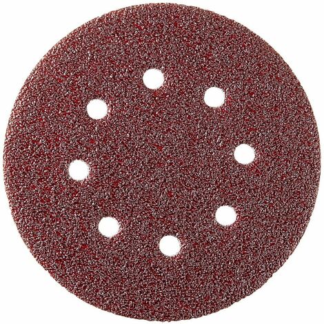 Sidamo - Blister De 5 Disques - Perfo.8 Trous D125 Gr.240