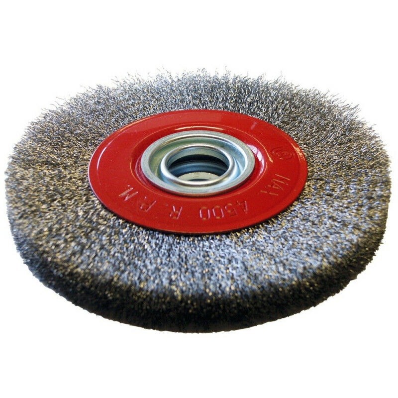 Sidamo - Brosse Circulaire Avec Bagues D.150x20x32 Fils Ondules Inox