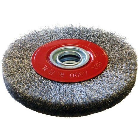 Sidamo - Brosse Circulaire Avec Bagues D.150x20x32 Fils Ondules Inox