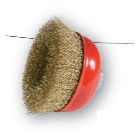 Sidamo - Brosse Coupe Alesage M14 D.100fil Ondule Acier Laitonne