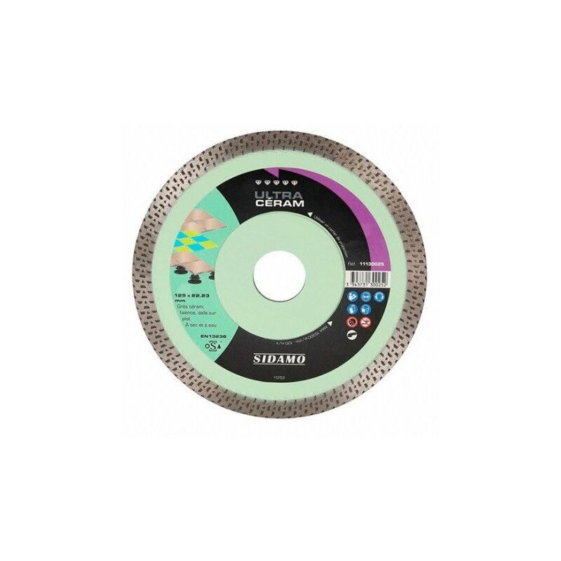 

Sidamo - Disco de diamante ULTRA CERAM D. 76 x 10 x H 6 mm Cerámica / loza - 11130149