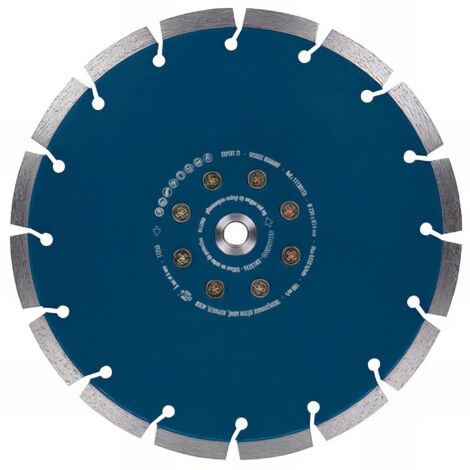 Sidamo – Disque diamant pour meuleuse 230mm – Épaisseur 2,4mm – Alésage M14 – Coupe béton armé et acier – Corps auto-ventilé