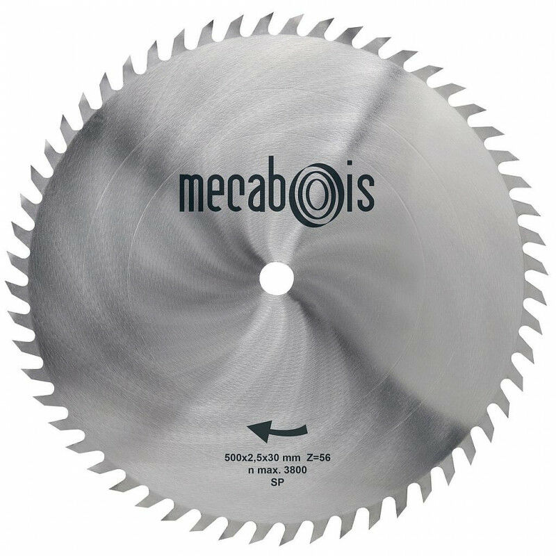 

Mecabois - Sidamo - Hoja de cromo vanadio tipo A 500x2.5x30 - 56 dientes