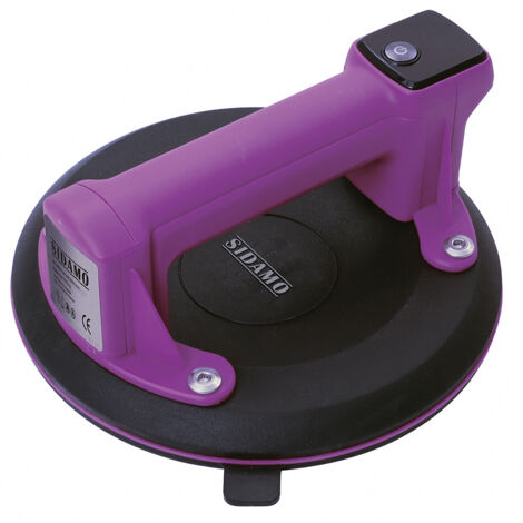 Sidamo – Ventouse à pompe électrique 200mm 140kg – Adhésion rapide sur surfaces lisses – Pour carrelage, marbre et verre – Utilisation intensive