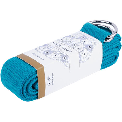 Siddha Yogagürtel Essential 250x3,8cm Baumwolle aufrollbar