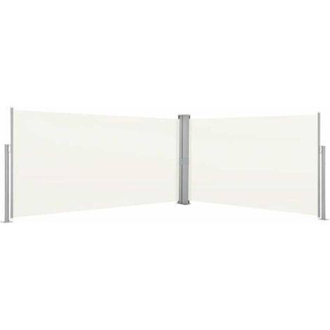 Side Awning  Cream vidaXL