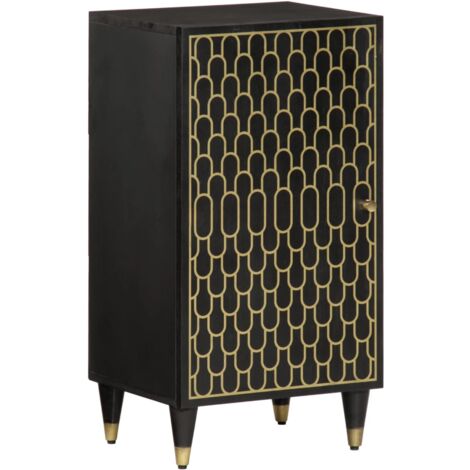 Side Cabinet 40x33x75 cm Solid Wood Mango vidaXL
