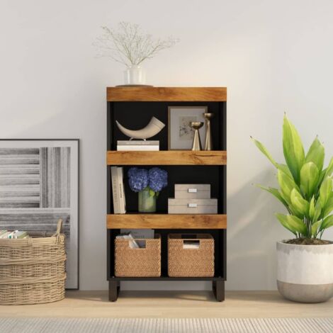 Side Cabinet 60x33x107 cm Solid Wood Mango vidaXL
