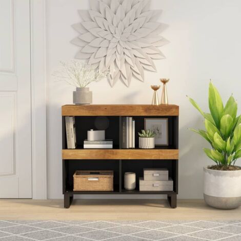 Side Cabinet 85x33x75 cm Solid Wood Mango vidaXL