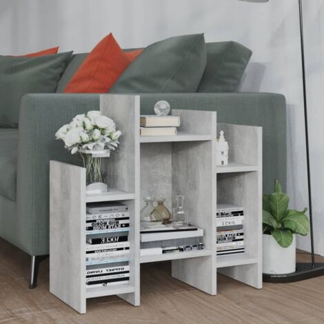Side Cabinet Concrete Grey 60x26x60 cm Engineered Wood vidaXL