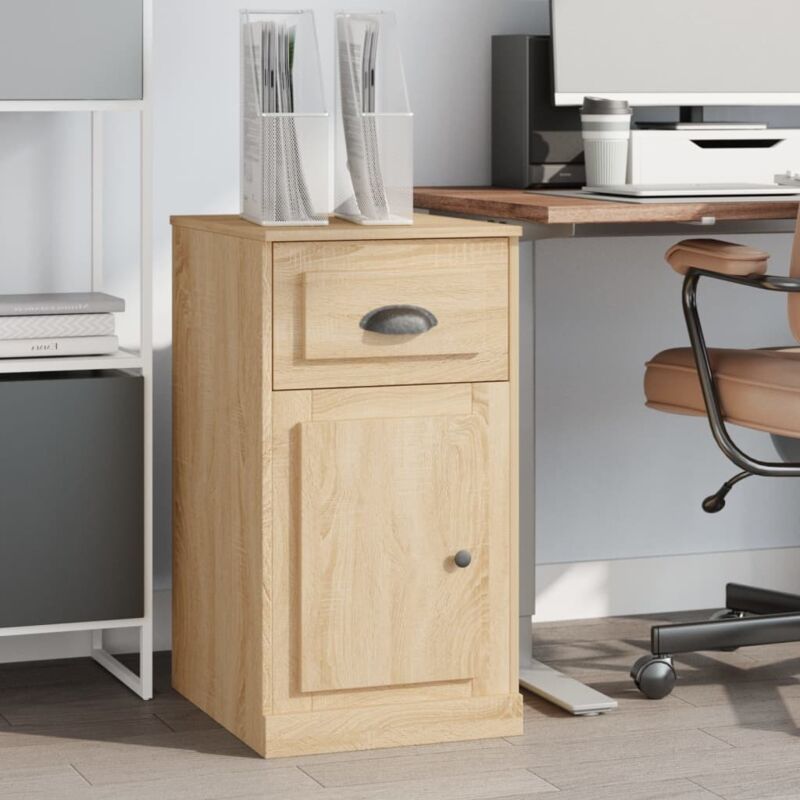 Vidaxl - Side Cabinet With Drawer Sonoma Oak 40x50x75 Cm Engineered Wood