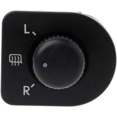 Side Mirror Switch Push Button Switch for Side Mirrors Adjustment Knob Mirror Control Switch 1J1959565F Fits Passat B5 Jetta