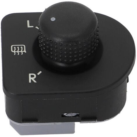 Side Mirror Switch Push Button Switch for Side Mirrors Adjustment Knob Mirror Control Switch 1J1959565F Fits Passat B5 Jetta